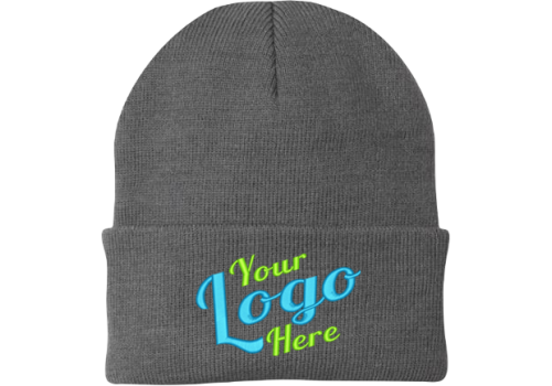 Personalized Custom Embroidered Beanie Hat Custom Logo Design Your